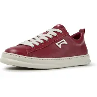 Camper para homem. K101052-011 Sapatilhas de pele Runner Four bordô (42), Couro, Plano, Nenhum, Casual, Borgonha
