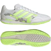 Adidas Chuteira 'Super Sala III' taupe / cinzento escuro / lima / branco