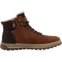 Tom Tailor Botas com atacadores castanho / castanho escuro