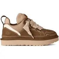 Ugg para mulher. 1144032 Tênis de Couro Lowmel marrom (39), Plano, Cordão, Casual