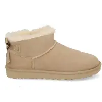 Ugg para mulher. 1185491 Botins de Pele Ultra Mini Bailey Bow bege (40), Couro, Plano, Nenhum, Casual, Homewear