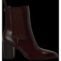 Ralph Lauren para mulher. 802P12049003 Botins Raelynn de couro brilhante granada escuro (36), 5 a 8cm, Nenhum, Casual, Grená
