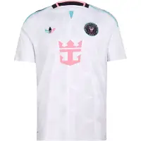 Adidas Camisola de futebol 'Inter Miami CF 2026 Messi' turquesa / cor-de-rosa / preto / branco