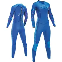 Aztron Fato De Neoprene De Manga Comprida Com Fecho De Correr Nas Costas Para Mulher Aurora 3-2 Mm