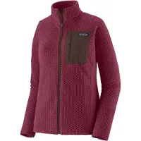 Patagonia - Vestuário caminhada mulher - W's R1 Air Jkt Berry Fig para Mulher - Tamanho XS - Violeta