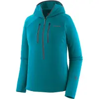 Patagonia - Polares mulher - W's R1 Ultralight Hoody Glacial Blue para Mulher - Tamanho S - Azul