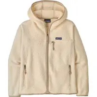 Patagonia - Marcas - W's Retro Pile Hoody Natural para Mulher - Tamanho S