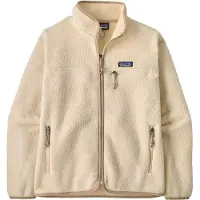 Patagonia - Marcas - W's Retro Pile Jkt Natural para Mulher - Tamanho M