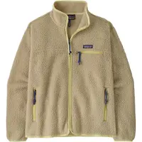 Patagonia - Marcas - W's Retro Pile Jkt Weathered Stone para Mulher - Tamanho M - Caqui