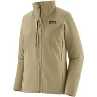 Patagonia - Vestuário caminhada mulher - W's R2 CrossStrata Jkt Weathered Stone para Mulher - Tamanho S - Cinzento