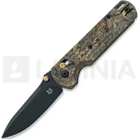 Fox knives Navalha Gabi - Blackwashed PVD - Gold Dark Matter Carbon Fiber