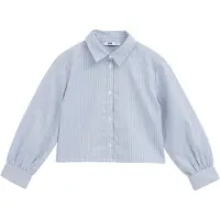 We fashion Blusa azul / azul claro / branco