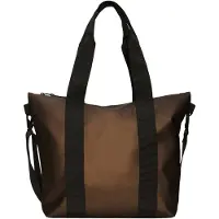 Rains unisex. 14160 Bolsa Tote Bag Mini W3 castanha (OSFA), Marrom, Casual, Poliuretano