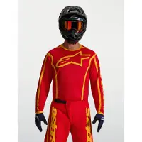 Alpinestars Fluid Apex V2 Homem MX Jersey Vermelho XL homens