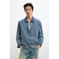 Desigual Camisa azul / navy / branco