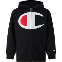 Champion Casaco em moletão vermelho vivo / preto / branco