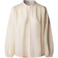 Pepe Jeans para mulher. PL3051552 Blusa Jennias branco quebrado (S), Casual, Algodão, Manga comprida
