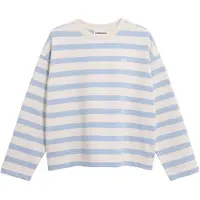 Armedangels Sweatshirt 'FRANKAA' azul claro / offwhite