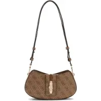 GUESS para mulher. HWSG2378730 Bolsa de ombro mini conversível logo Yvonne bege (OSFA), Casual, Poliuretano