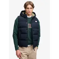 Superdry para homem. M5012425A Jaqueta Everest azul marinho (M), Casual, Ao ar livre, Nylon reciclado