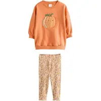 Next Conjuntos nude / verde / laranja / tangerina
