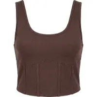 STUDIO SELECT Top 'Lil' castanho escuro