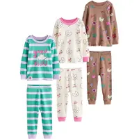 Next Pijama mocha / verde / roxo claro / preto