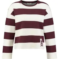 Key Largo Sweatshirt 'HAMPTON' bordeaux / branco