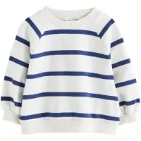 Next Sweatshirt navy / branco