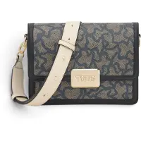 Tous para mulher. 2002462051 Bolsa tiracolo média Kaos Icon preta (OSFA), Preto, Casual, PVC