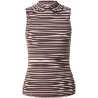 Tom Tailor DENIM Top chocolate / branco