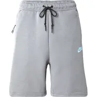 Nike Calças 'TECH FLC' azul claro / cinzento / preto