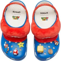 Crocs Sapato aberto 'Mario IAM' azul / vermelho