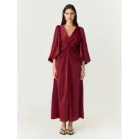 Y.A.S Vestido de festa 'YASTHEA' merlot