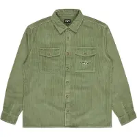 Billabong - Camisas - Bong Days Corduroy Shirt Hedge Green para Homem - Tamanho XL - Verde