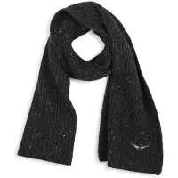 Zadig & Voltaire para menina. X60876 Cachecol Alas cinza escuro (OSFA), Casual, Poliéster, moda infantil