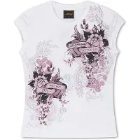 Ed Hardy Camisa 'Tattoo City' rosa claro / preto / branco