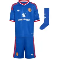 Adidas Fato de treino 'Manchester United 26/27' navy / laranja escuro / vermelho vivo / branco