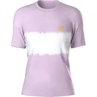 Compressport - Vestuário trail corrida mulher - Performance SS Tshirt W Orchid Apricot para Mulher - Tamanho S - Rosa