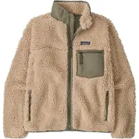 Patagonia - Casacos mulher - W's Classic Retro-X Jkt Dark Natural w/River Rock Green para Mulher - Tamanho S