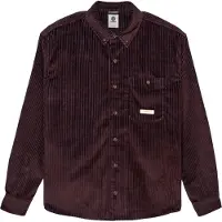 Element - Camisas - Relax Bi Color Cord Shirt Java para Homem - Tamanho XL - Castanho