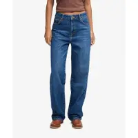Superdry para mulher. W7011262A Jeans High Rise Wide Leg Jean azul (26/32), Casual, Algodão, Denim