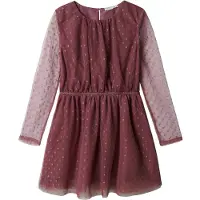 Name it Vestido Curto De Manga Comprida Vabos