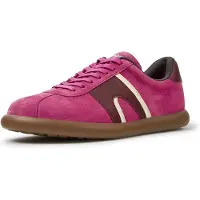 Camper para mulher. K201608-041 Sapatilhas de pele Pelotas Soller rosa (37), Couro, Plano, Nenhum, Casual