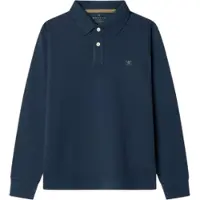Hackett London para menino. HK5500007 Polo de manga longa Small Logo marinho (11Años= 146cm), Casual, Algodão, Clássico, Manga comprida, mod