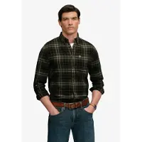 Superdry para homem. M4011197A Camisa Cotton Lumberjack verde (M), Casual, Algodão, Manga comprida