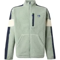 Quiksilver Casaco de velo funcional 'CLEAN COAST' bege / navy / menta