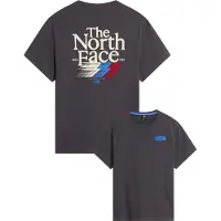The North Face Camisa 'Retro Trail' ecru / azul / grafite / vermelho