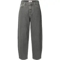 Selected Calças de ganga 'SLWBARREL BEA-KORI' cinzento denim