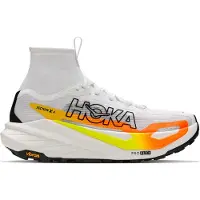 Hoka One One - Sapatilhas trail - Tecton X 4 W Frost/Neon Tangerine para Mulher - Tamanho 6,5 US - Cinzento